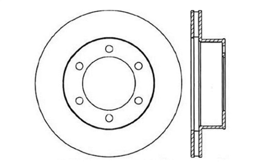 Sport Drilled/Slotted Brake Rotor StopTech 127.44109R (Front Right), 1 Pack