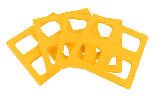 Camco Leveling Block Cap Camper/RV - Provides More Stable & Safer Surface for Jacks or Stabilizers - Secure 2 Blocks Together - 4-Pack (44500)