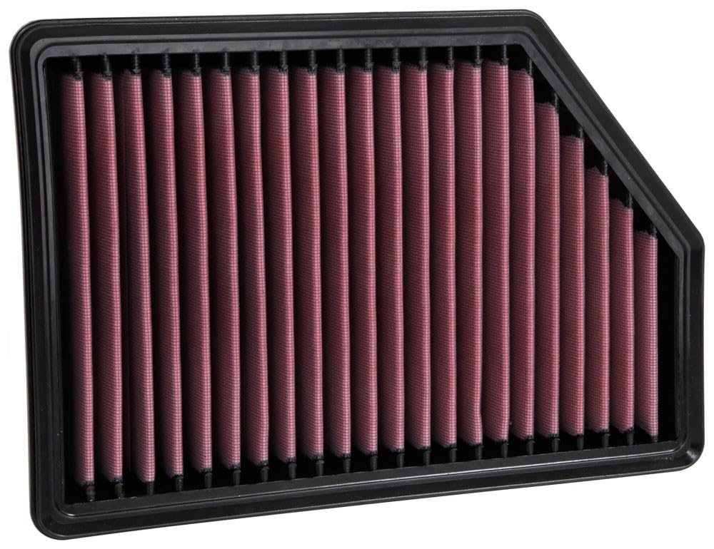 High-Flow K&N Original Lifetime Engine Air Filter: Increase Power: Premium, Washable: Compatible with 2020-2025 Chervolet/GMC: Silverado 2500 & 3500, Sierra 2500 & 3500, 33-5098