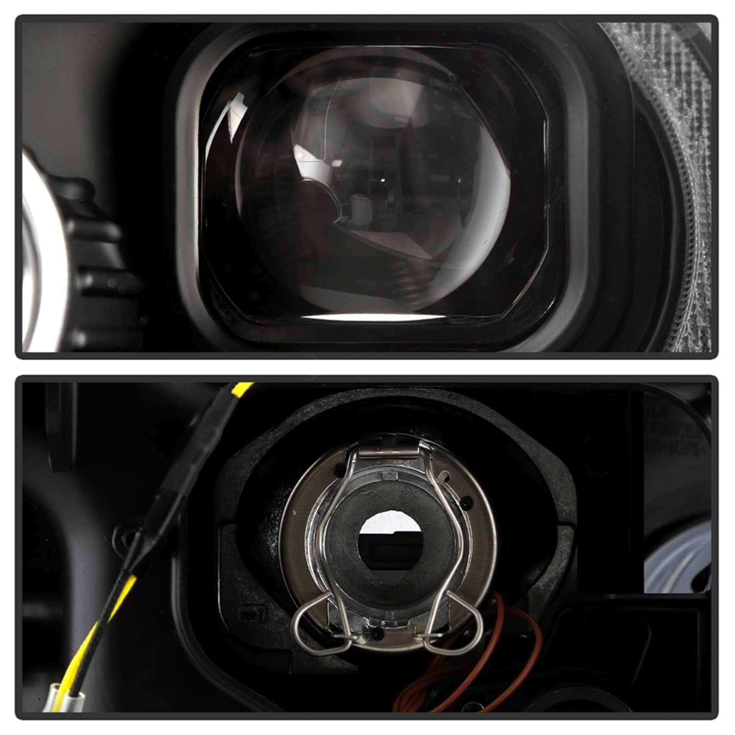 Projector Headlight Spyder - (PRO-YD-MC07V2SI-SBLB-BK)