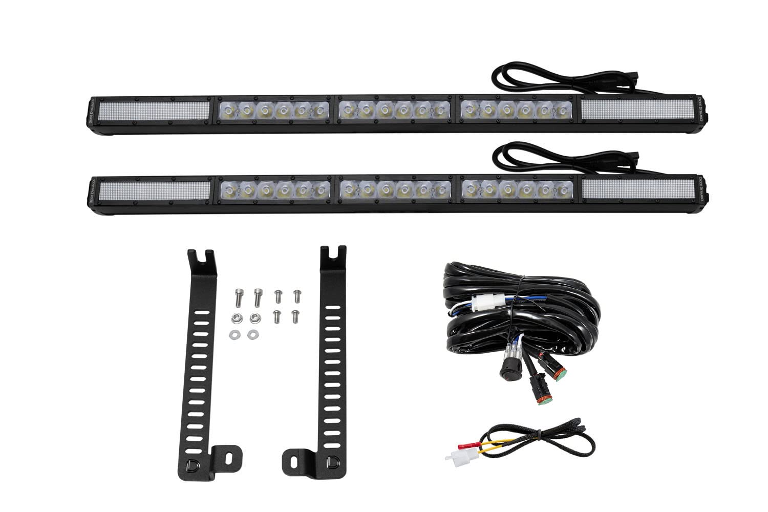 Diode Dynamics LED Stealth Lightbar Kit compatible with Toyota 4Runner 2014-2019, Bracket Only