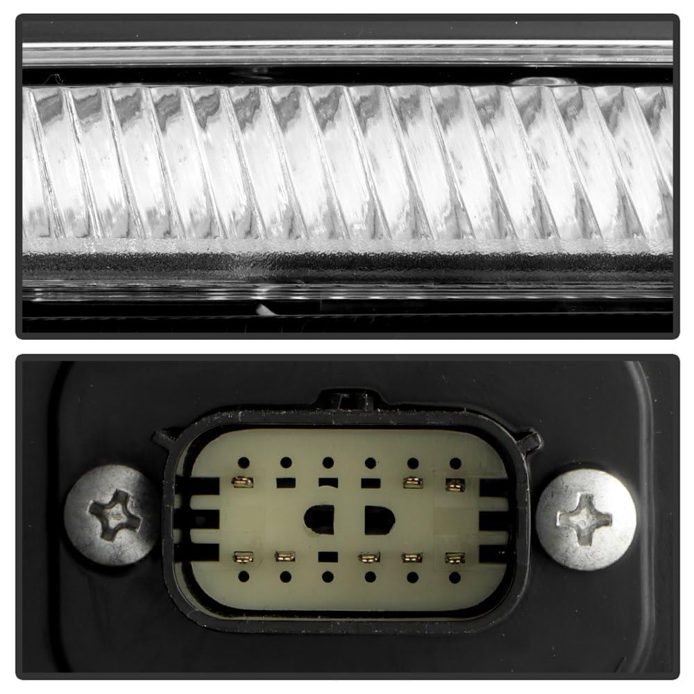 Chrysler 200 15-17 Spyder (POE) Halogen w/LED DRL Black Trim 8 pins Headlight - OE Right