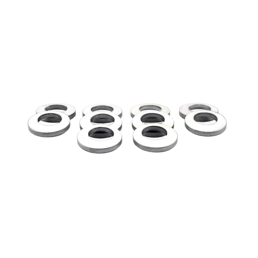 MCGARD Stainless Steel 78714 Cragar Offset Hole Mag Washer - Pack of 10,Silver