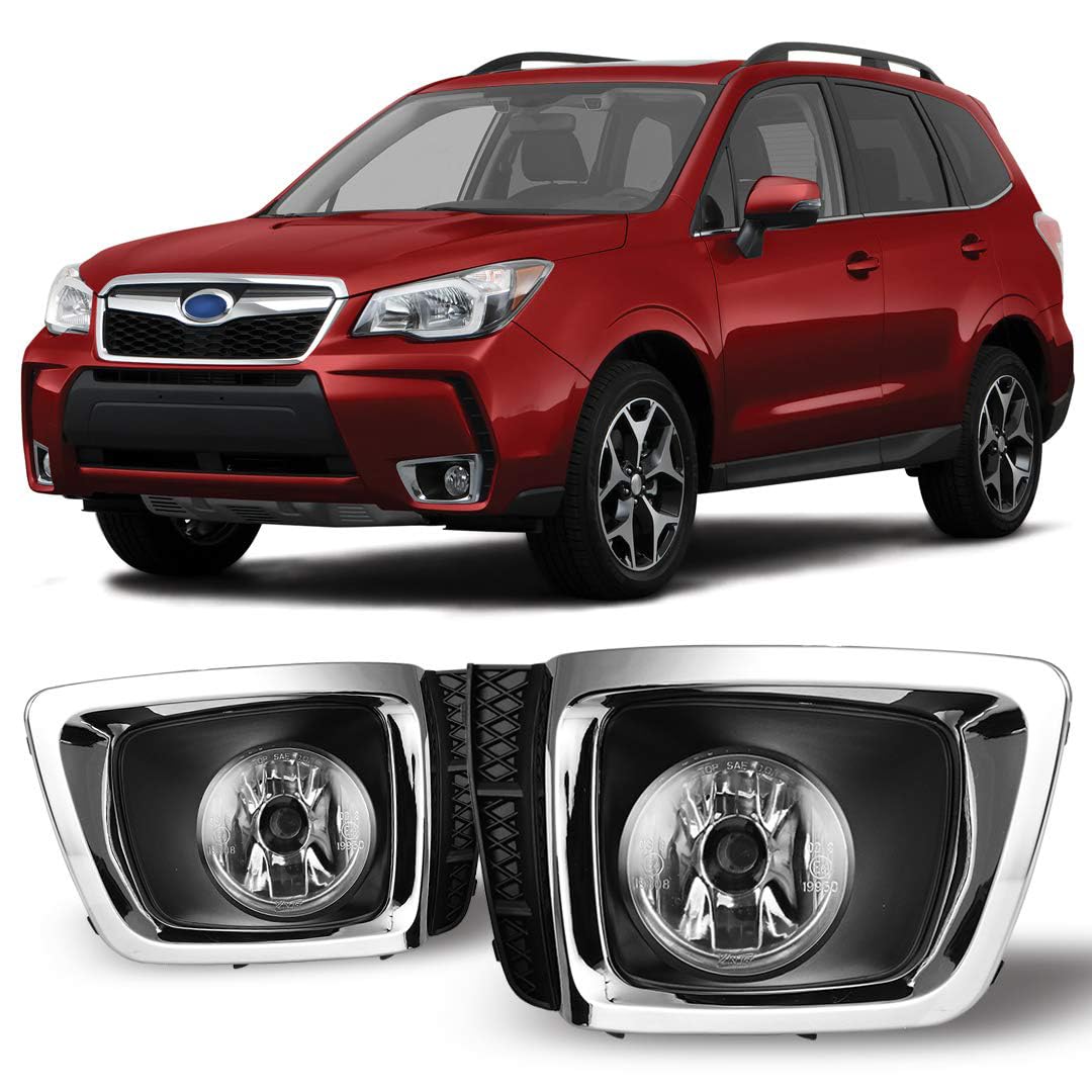 OEM Series Winjet for [2014 2015 2016 Subaru Forester XT] Driving Fog Lights + Switch + Wiring Kit