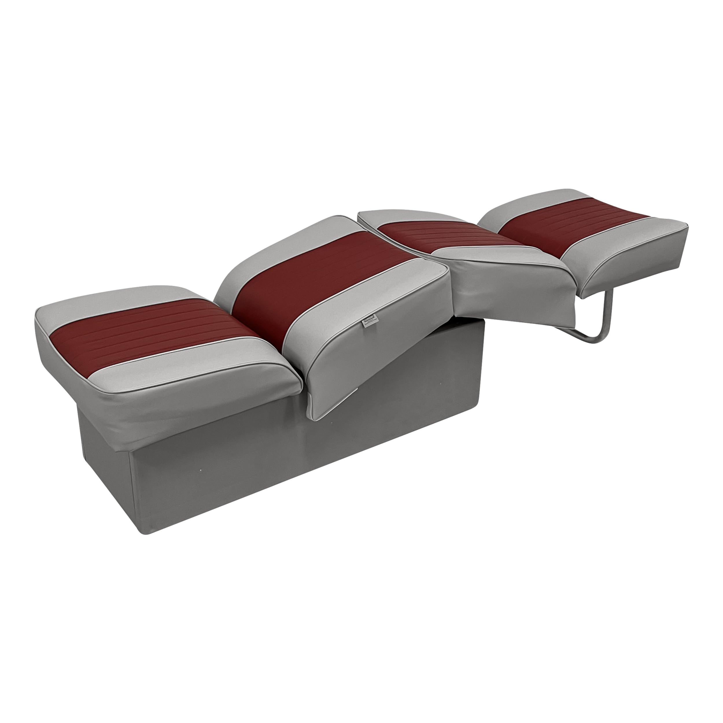 8WD707P-1-661 Wise Deluxe Lounge Seat (Grey/Red)