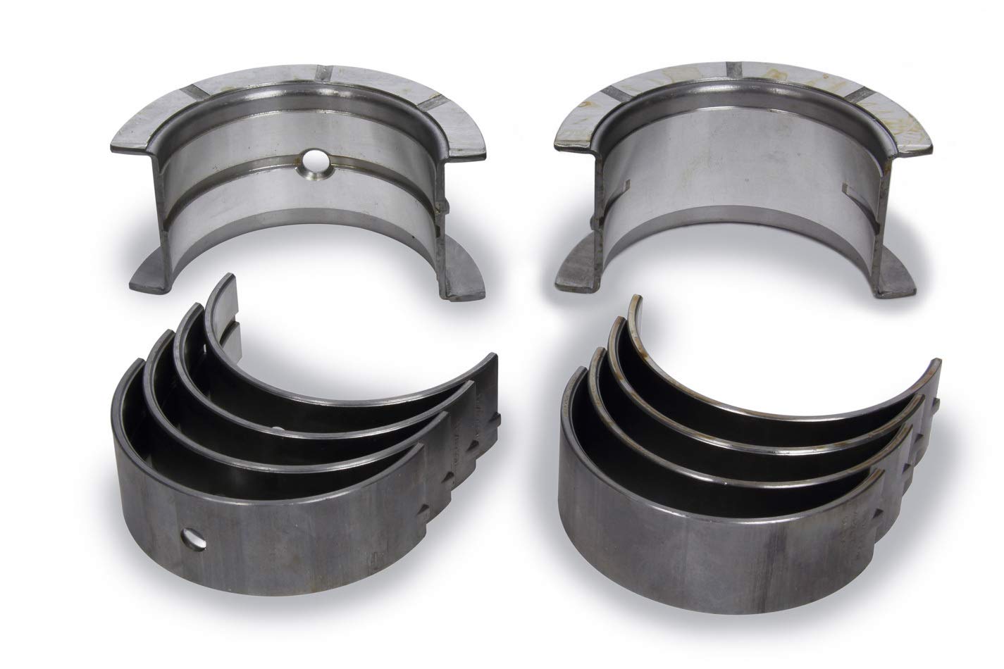 King Main Bearing, HP, 0.010 in Undersize, Extra Oil Clearance, Big Block Chevy, Kit Engine Bearings
