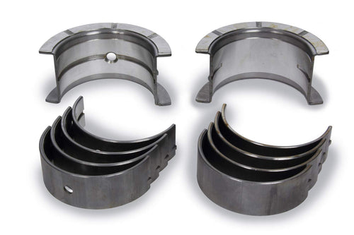 King Main Bearing, HP, 0.010 in Undersize, Extra Oil Clearance, Big Block Chevy, Kit Engine Bearings