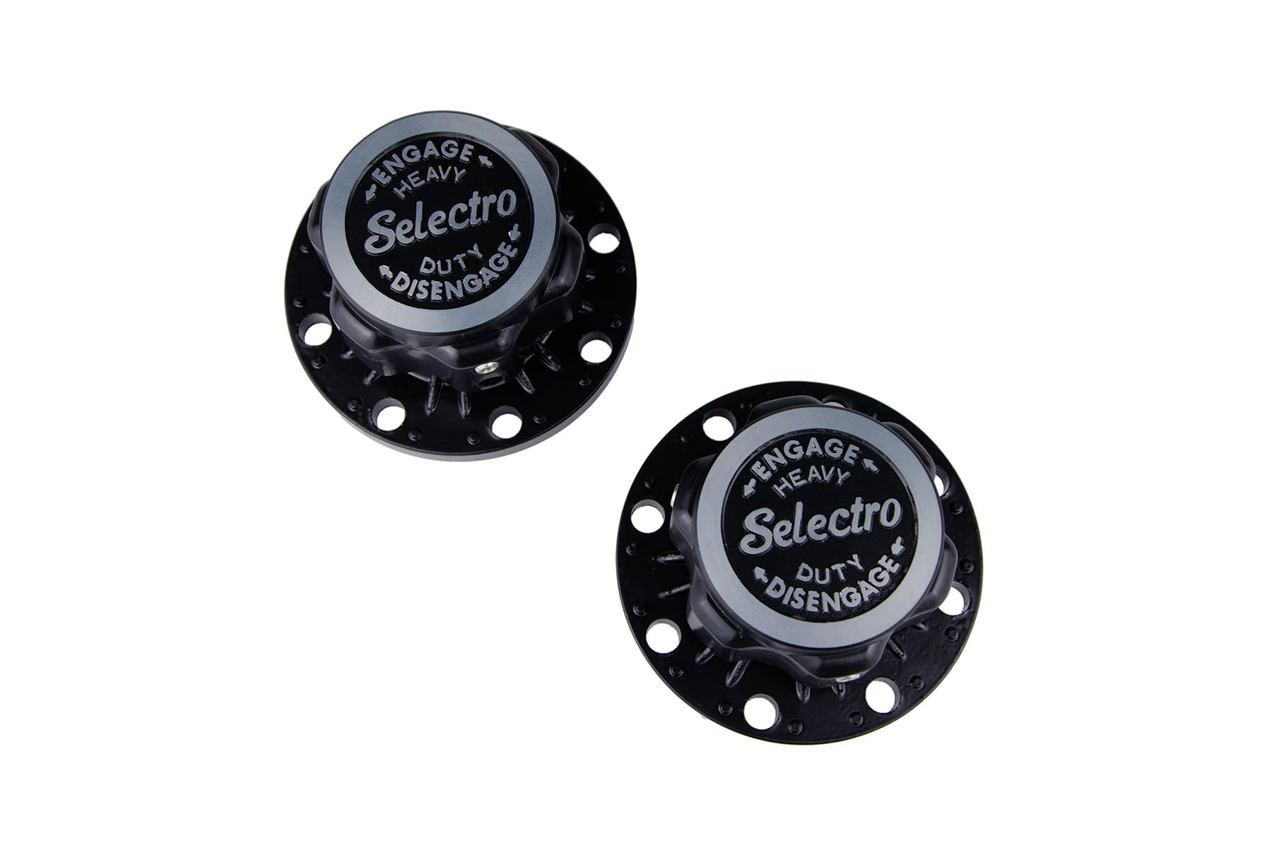 Mile Marker Pair of Black 11034-01 Selectro Hubs Conversion Kit fits 1976 1989 1 Ton W-300 Series - Built for Durability & Reliability in Extreme Off Road Conditions