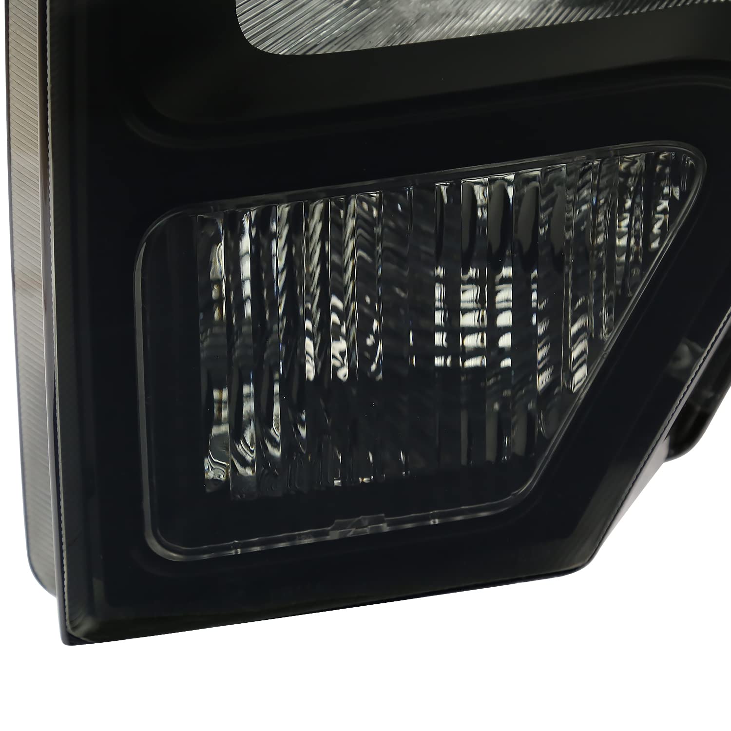 Black Smoke Headlights SPEC-D TUNING Compatible with 2009-2014 Ford F-150, Left + Right Pair Headlamps Assembly