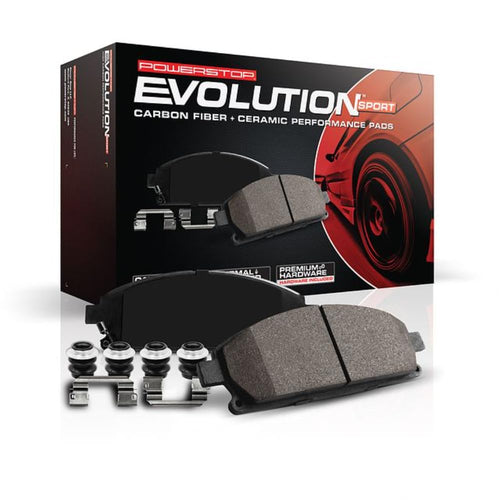 Power Stop Z23-974A Z23 Sport Ceramic Brake Pads with Hardware Rear For Escalade, Avalanche 1500, Express 1500, Suburban 1500, Tahoe, Savana 1500, Yukon, Yukon XL 1500 [Model Specific]