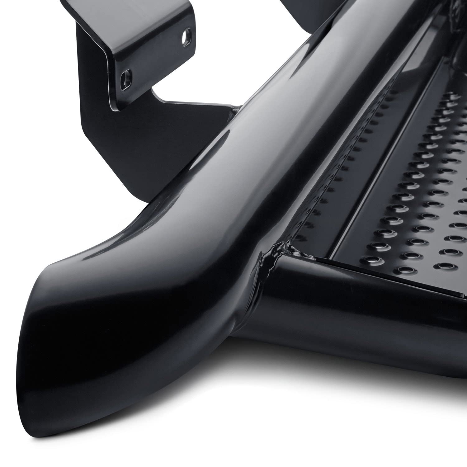SteelCraft 3" HD Series Cab Length 80-23800 Black Round Step Boards