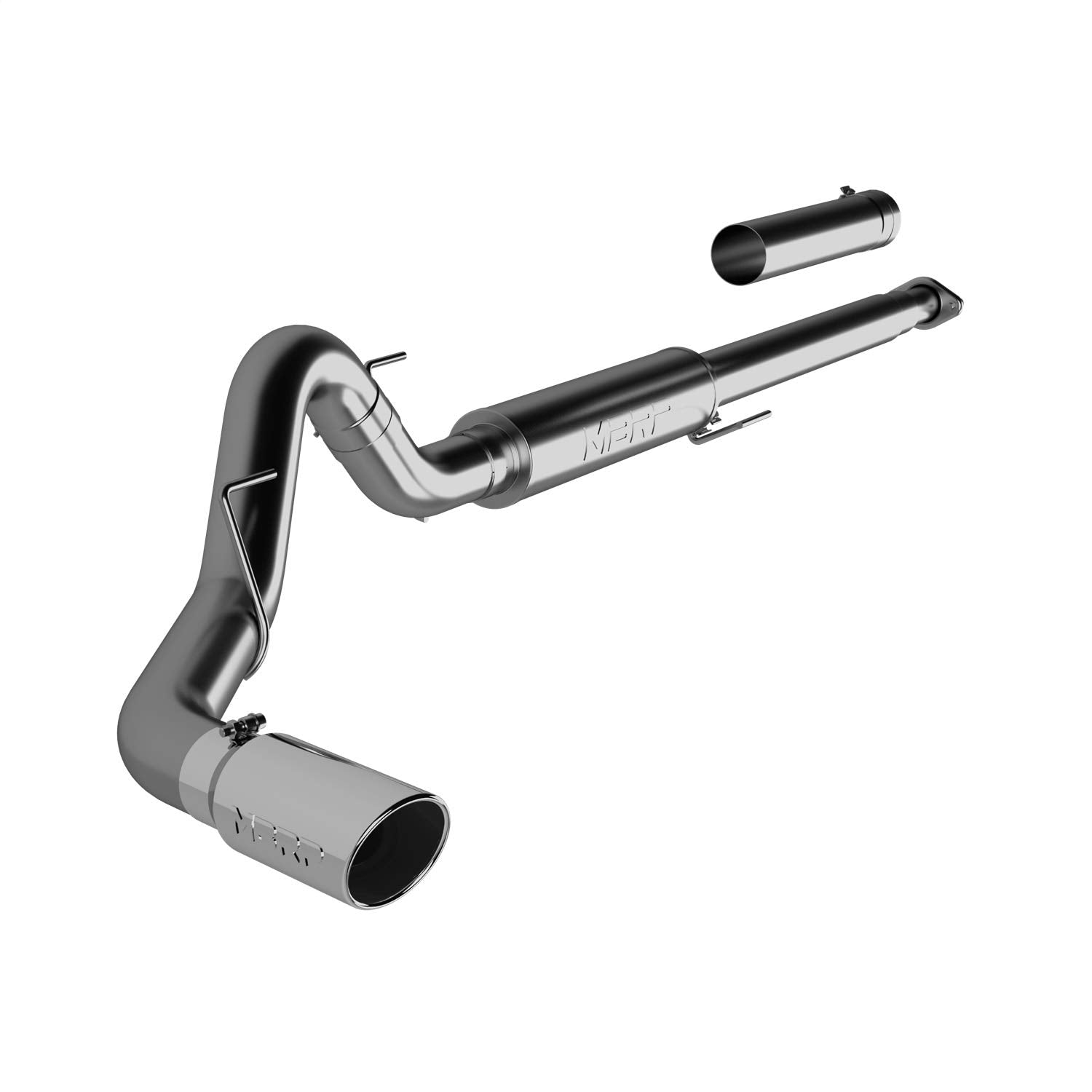 4" MBRP Cat Back, Single Exhaust System (Aluminized Steel)