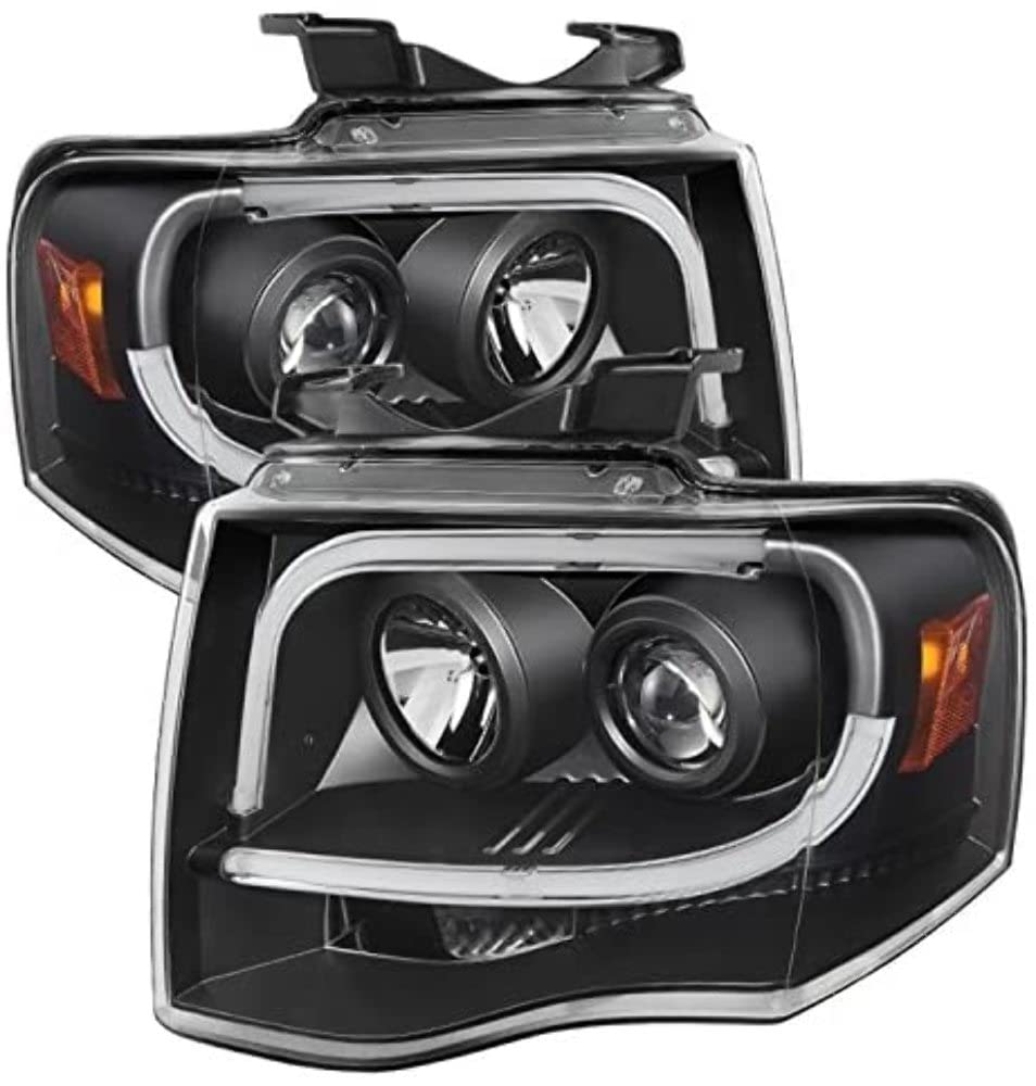 Auto Spyder 5079503 Projector Style Headlights Black/Clear