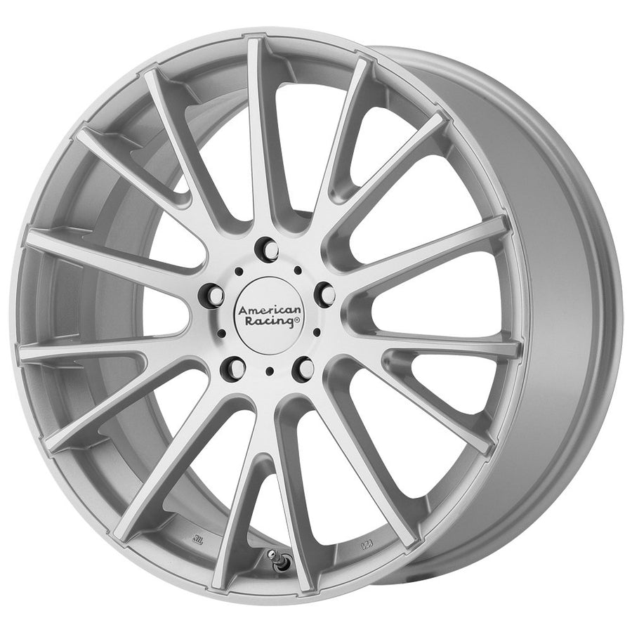AR904 American Racing 16X7 5X4.5 5.57 40mm BRIGHT SILVER MACHINED FACE - AR90467012440