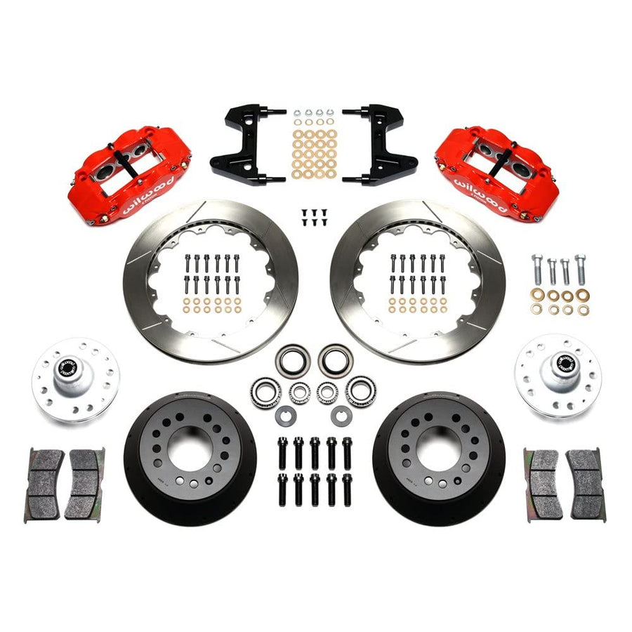 Front Hub Kit FNSL6R, 12.88", Red
