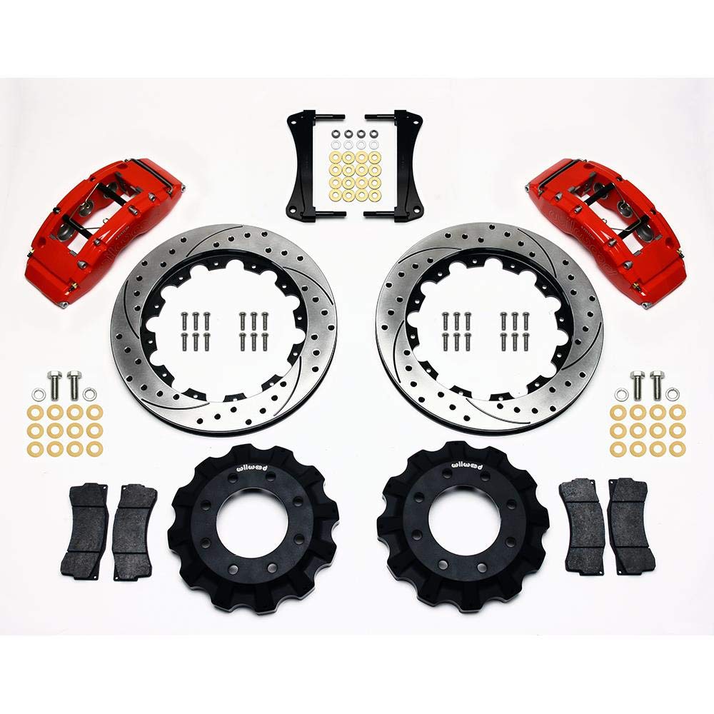 16.00" TC6R Front Kit, Drilled, Red