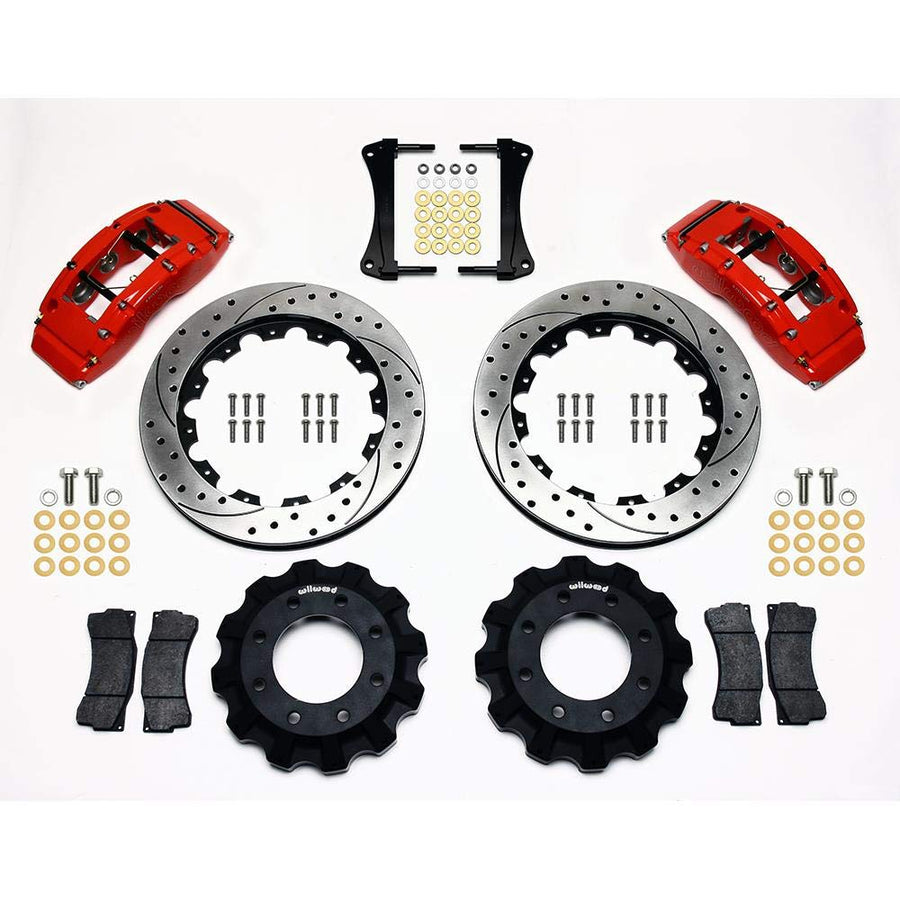 16.00" TC6R Front Kit, Drilled, Red