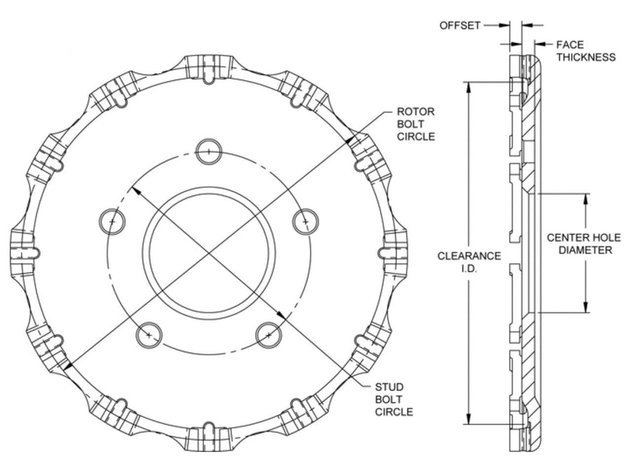 BB Front Hat-Dynamic, 0.29" Offset
