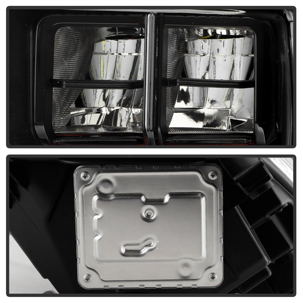 Ford F150 Spyder (OE) 21-23 Quad LED w/DRL Headlight - OE Black Left