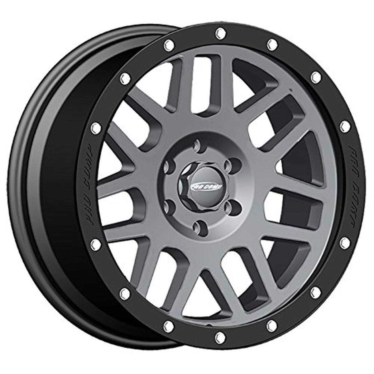Pro Comp Alloys Vertigo Series 40 Dark Gray Wheel with Black Lip (20x9"/6x135mm)