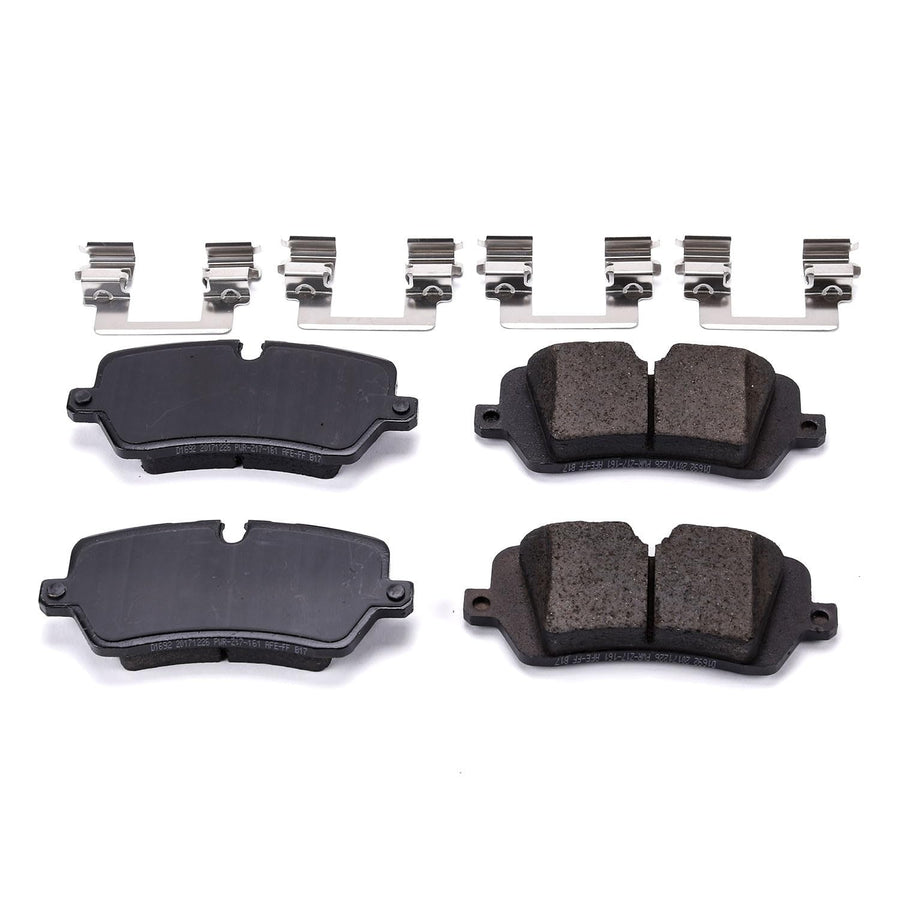 Power Stop Z17 17-1692 Rear Ceramic Brake Pads with Hardware For Defender 110, Defender, Discovery, Range Rover, Range Rover Sport [Model Specific]
