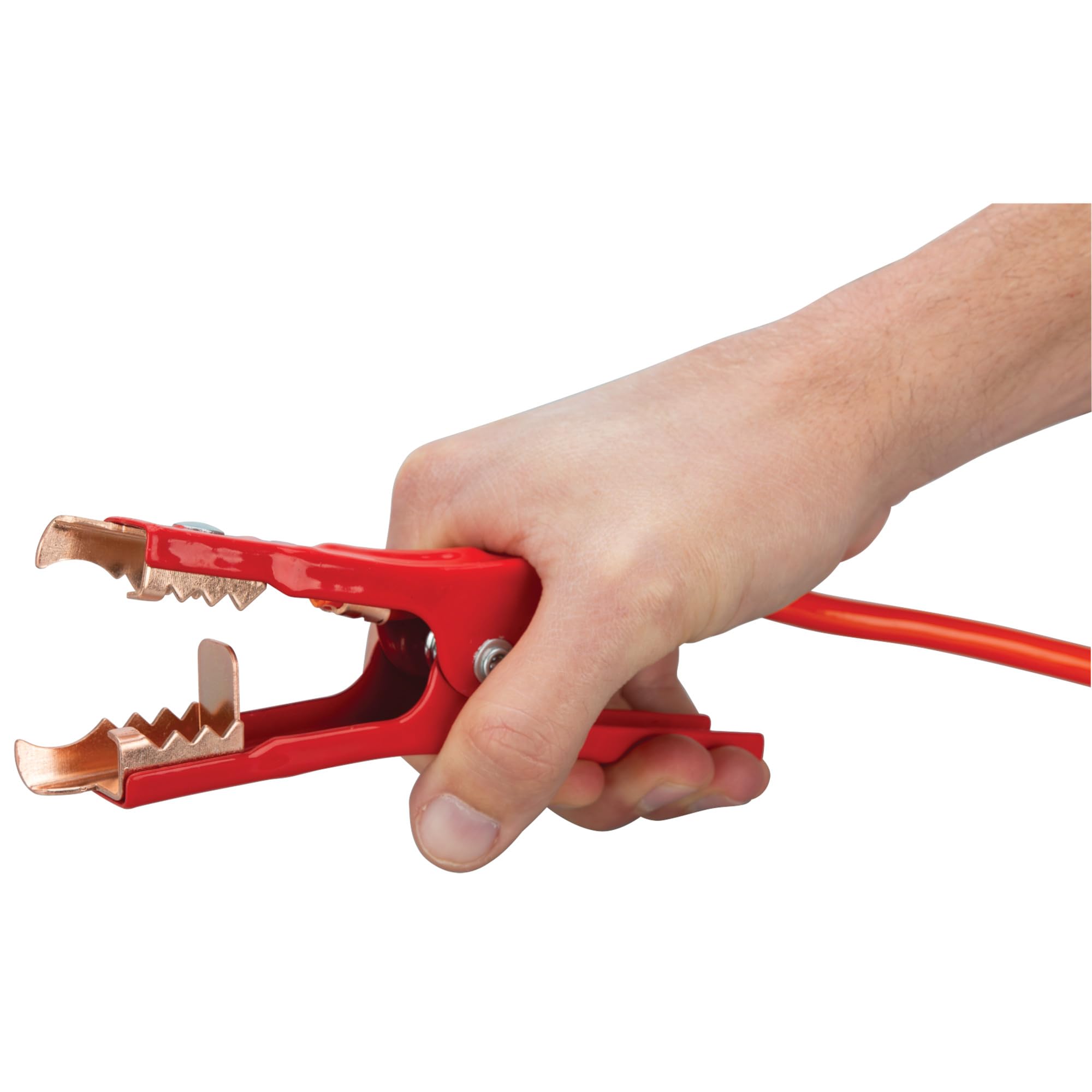 6GA Performance Tool W1668 16 ft. Battery Jumper Cables - Rubber-Coated 100% Copper Cables, Color-Coded Alligator Jaws, Heavy Duty