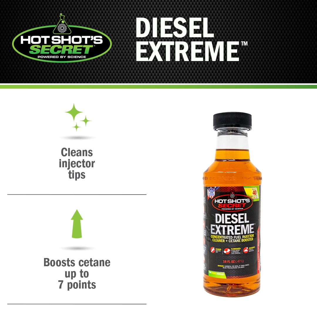 Diesel Extreme Clean and Boost Hot Shot's Secret P040416Z - 16 fl. oz. (Packaging May Vary)