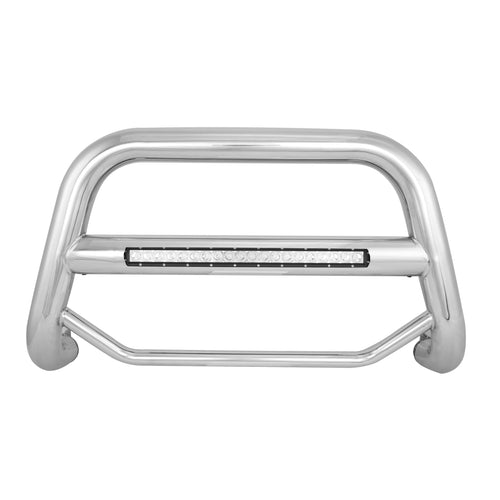 Max Beacon Black Horse Bull Bar No Skid Plate Stainless Steel Compatible with 2023-2024 Toyota Grand Highlander-MAB-F7802S