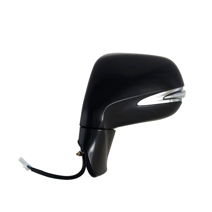 Fit System Driver Side Mirror for RX350 Lexus, RX450h, Canada & Japan Built, Black, PTM, w/Turn Signal, Memory, Puddle lamp, Foldaway, w/o auto dimming, w/o Blind spot Detection, Heated Power