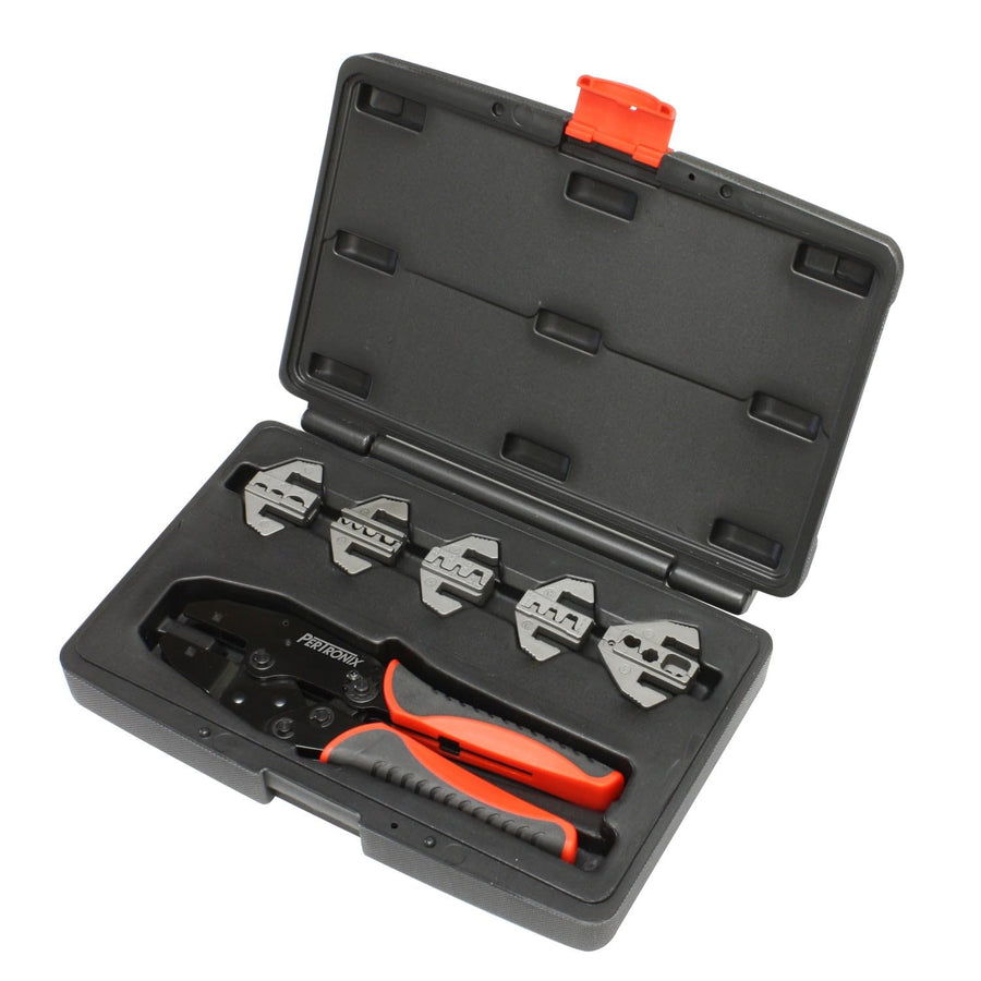 Quick Change Pertronix (T3001) 6-Piece Ratchet Crimp Tool Kit