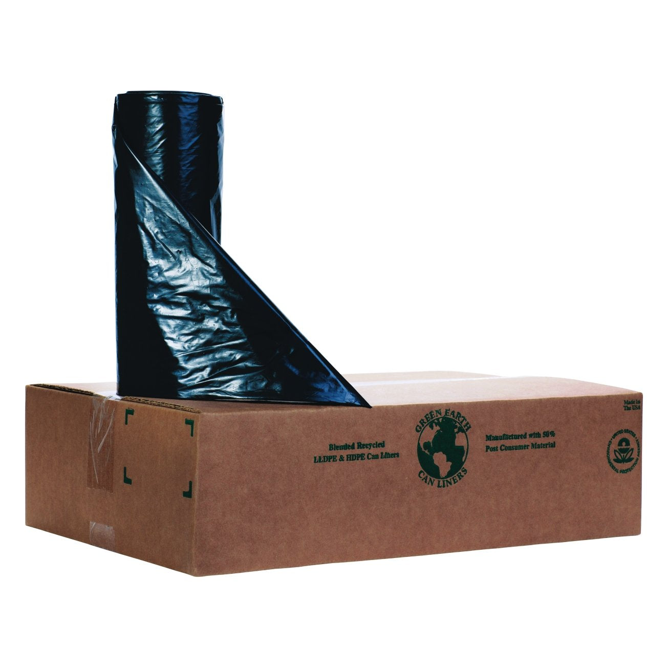Recycled Noramco Trash Bag 33 Gal. 1.15mil Plastic Black