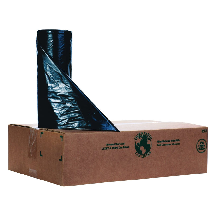 Recycled Noramco Trash Bag 33 Gal. 1.15mil Plastic Black
