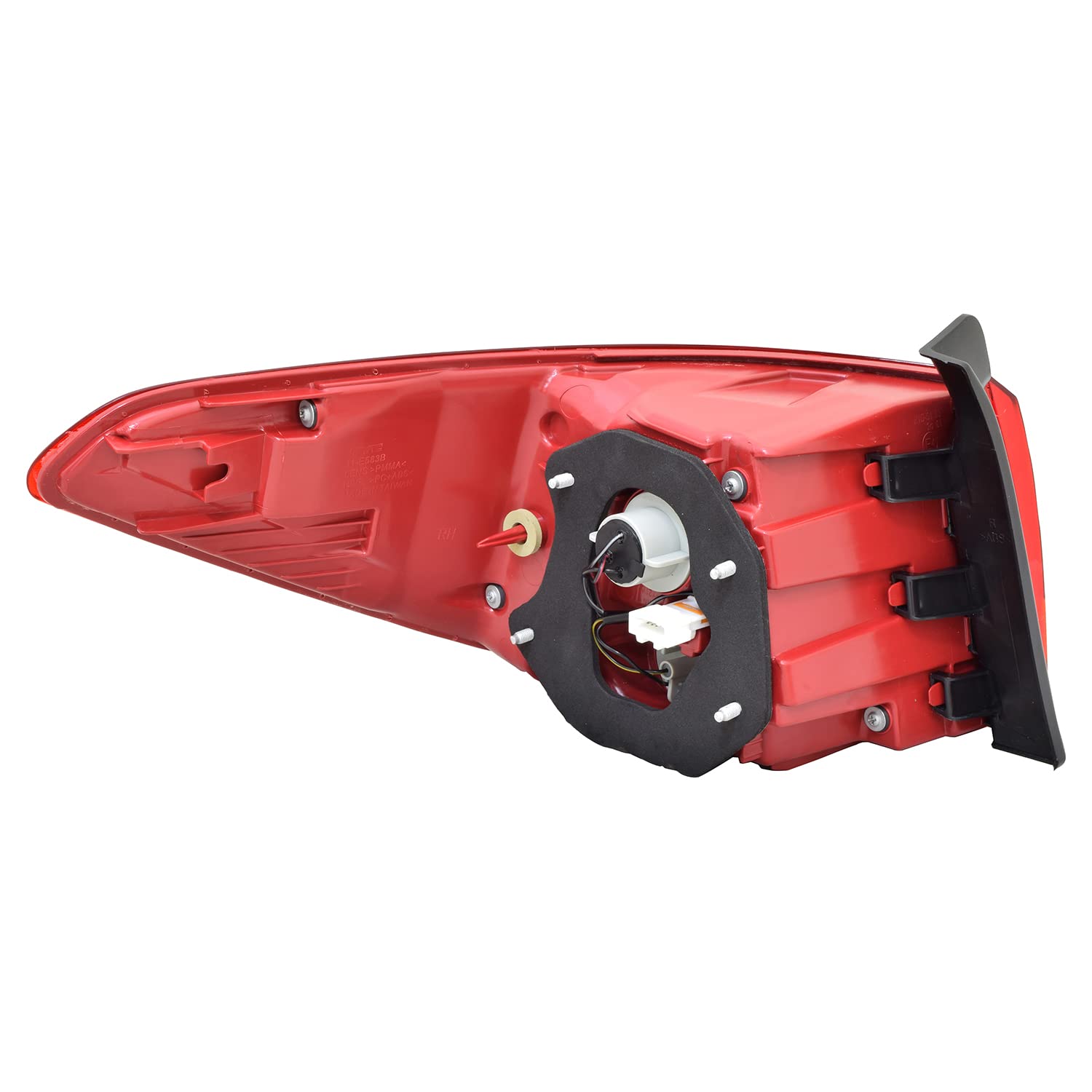 Right TYC Tail Light Assembly Compatible with 2018-2020 Kia RIO