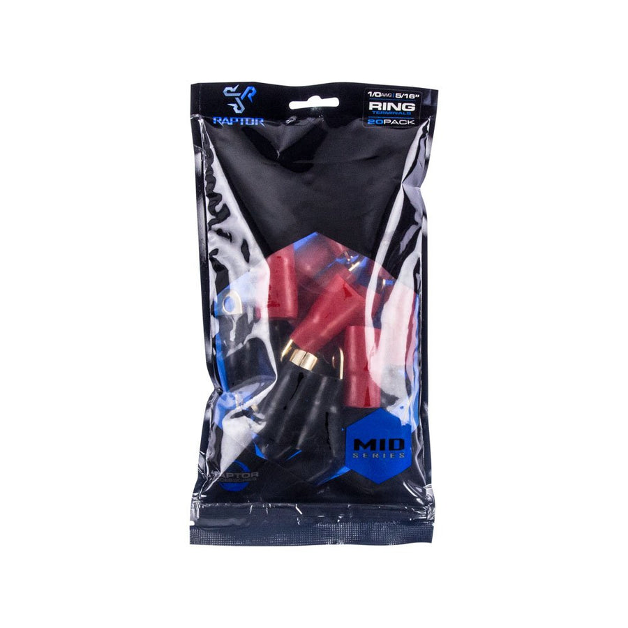 1/0 AWG Raptor R0516RT MID SERIES - Gold Ring Terminals