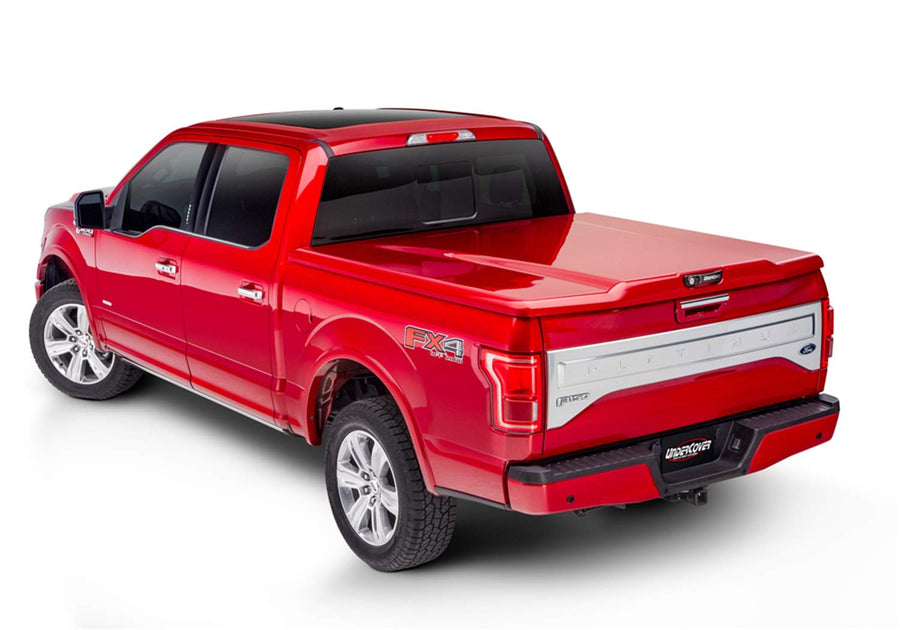 UnderCover RealTruck Elite LX One-Piece Truck Bed Tonneau Cover | UC1148L-GAN | Fits 2014 - 2018, 2019 Limited GMC Sierra 1500, 2015-19 2500/3500HD GAN(WA636R) - Silver Ice 6' 7" Bed (78.9")