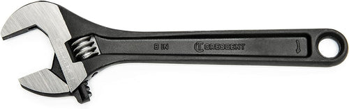 8" Adjustable Wrench Black Oxide Crescent, Bagged - AT28BK