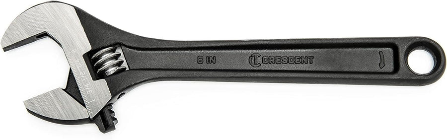 Crescent 8" Steel Adjustable Wrench and Black Oxide - Carded - AT28VS