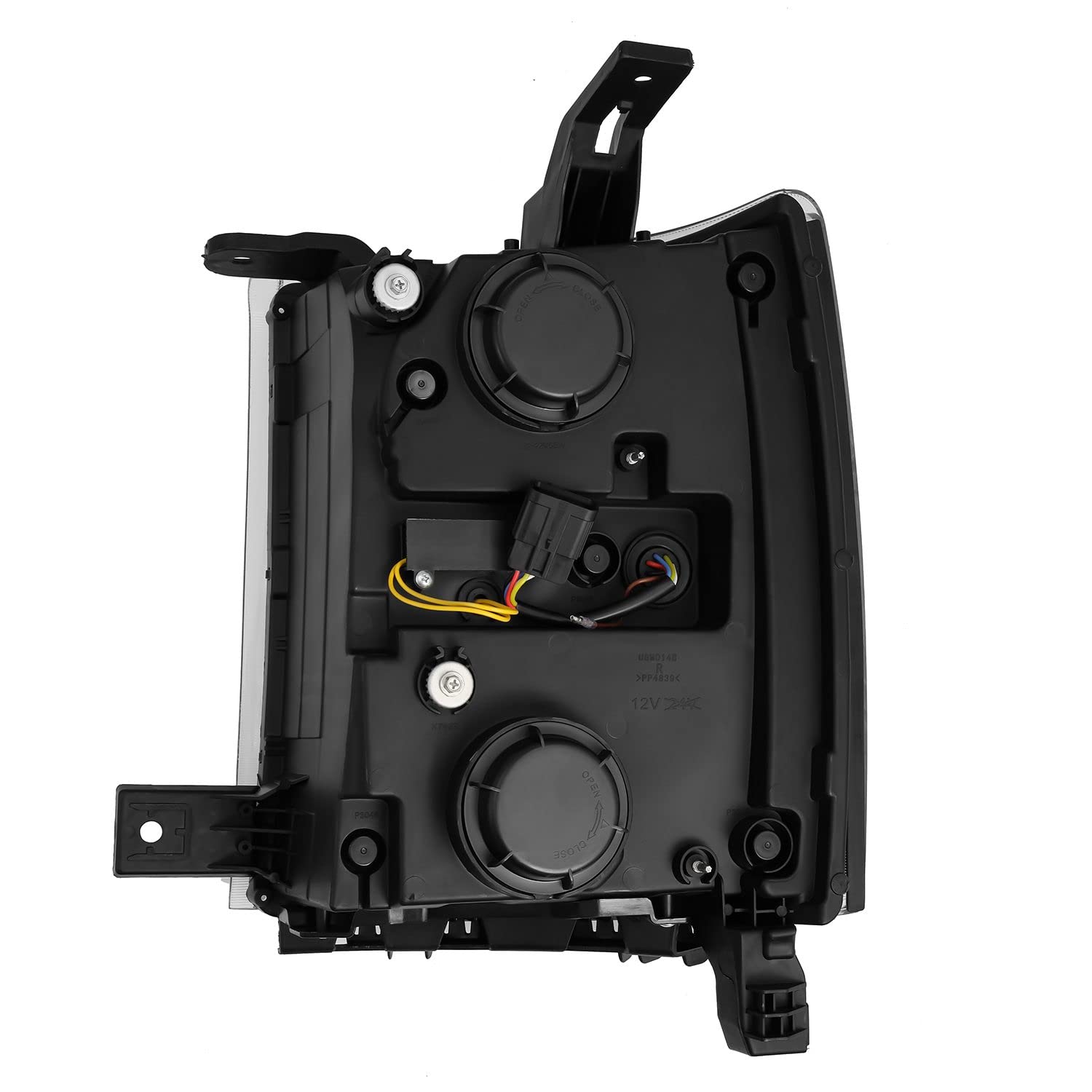 AlphaRex NOVA-Series 04-15 Chevy 1500 LED Proj Headlights Alpha BL w/Activ Light/Seq Signal & SB DRL