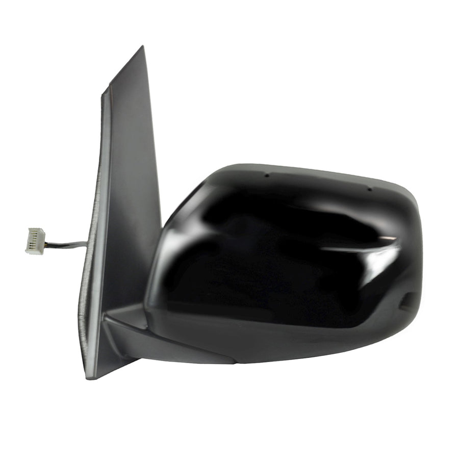 Fit System Driver Side Heated Power Mirror for Honda Odyssey EX, EX-L Model, Textured Black w/PTM Cover, Foldaway