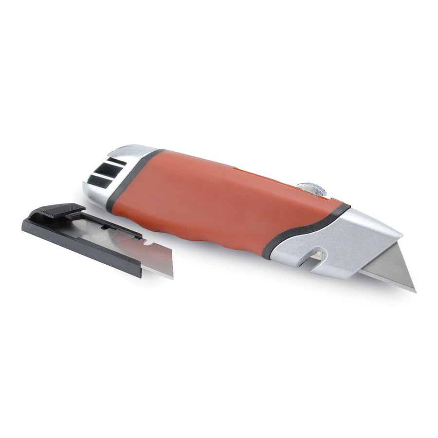Boom Mat Design Engineering 050216 Blade Lock Knife with Five Replacement Blades