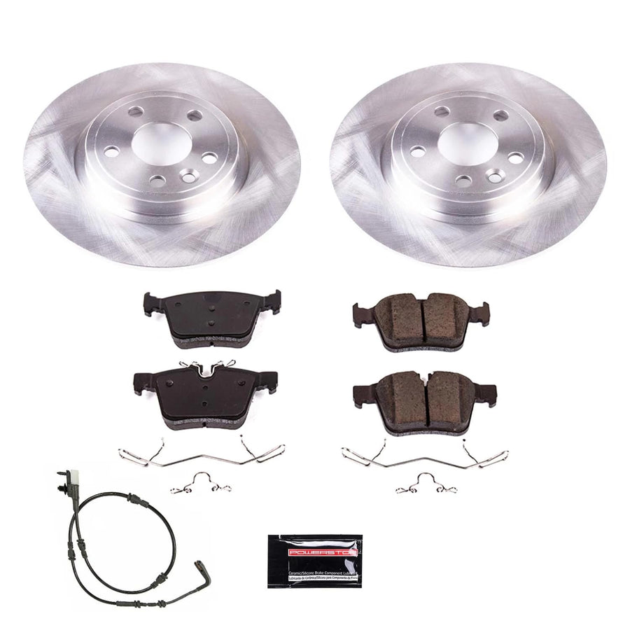 Power Stop KOE8109 Rear Replacement Brake Kit-OE Brake Rotors & Ceramic Brake Pads Autospecialty