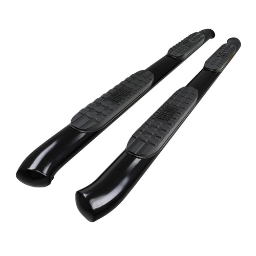 PRO TRAXX 4 Westin Oval Nerf Bars fits 2019-2025 Silverado Sierra 1500 2020-2025 Silverado Sierra 2500 3500 Double Cab (Exc 2019 Silverado LD/Sierra 1500 Limited) Black Pair