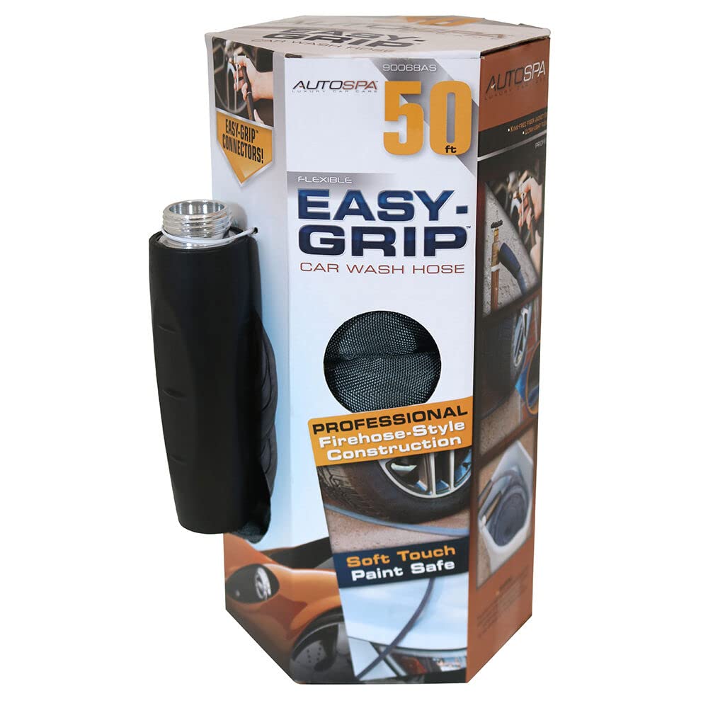 50Ft Ez Grip Flex Car Wash Hose AutoSpa 90068As