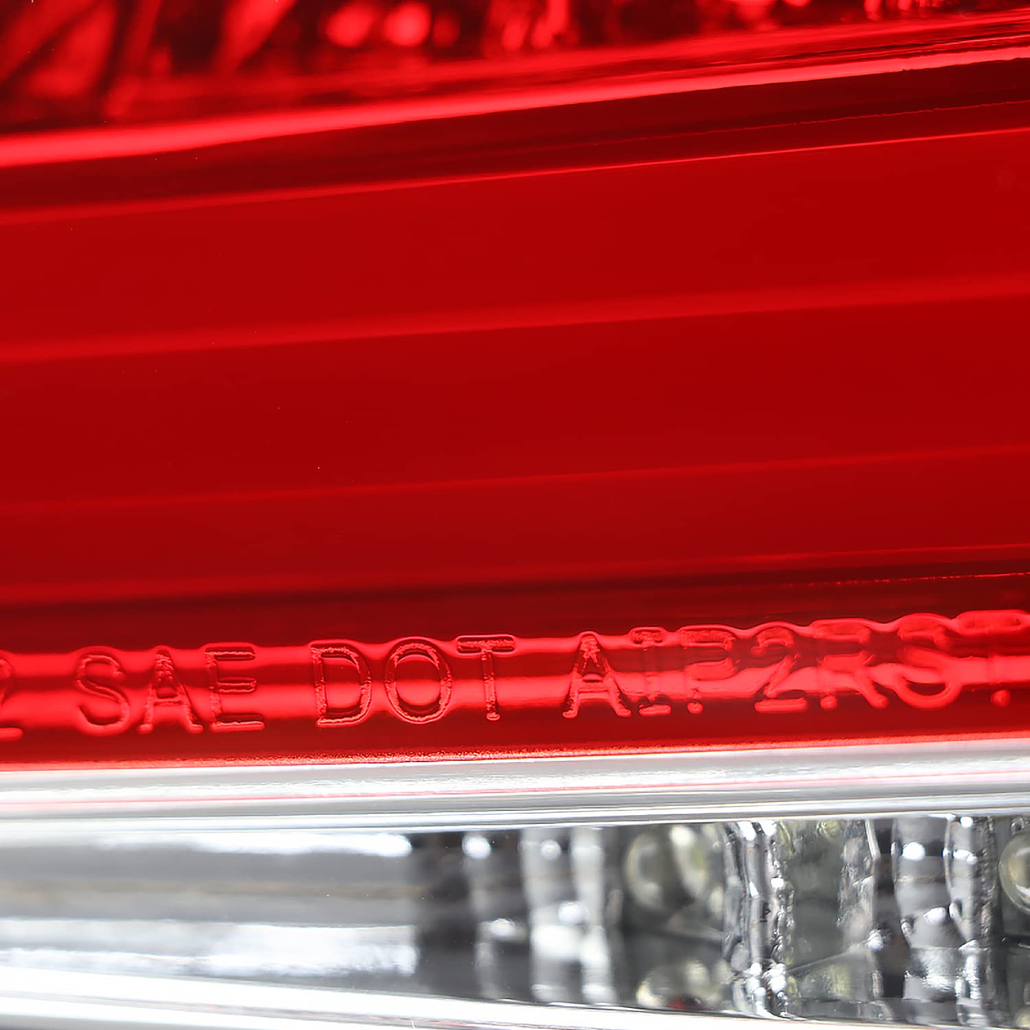 LED Tail Lights SPEC-D TUNING w/Sequential LED Tube Compatible with 2015-2021 Subaru WRX/WRX STI Left + Right Pair Assembly