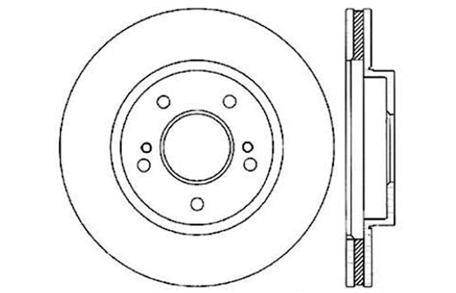 Sport Drilled/Slotted Brake Rotor StopTech 127.42069R (Front Right), 1 Pack