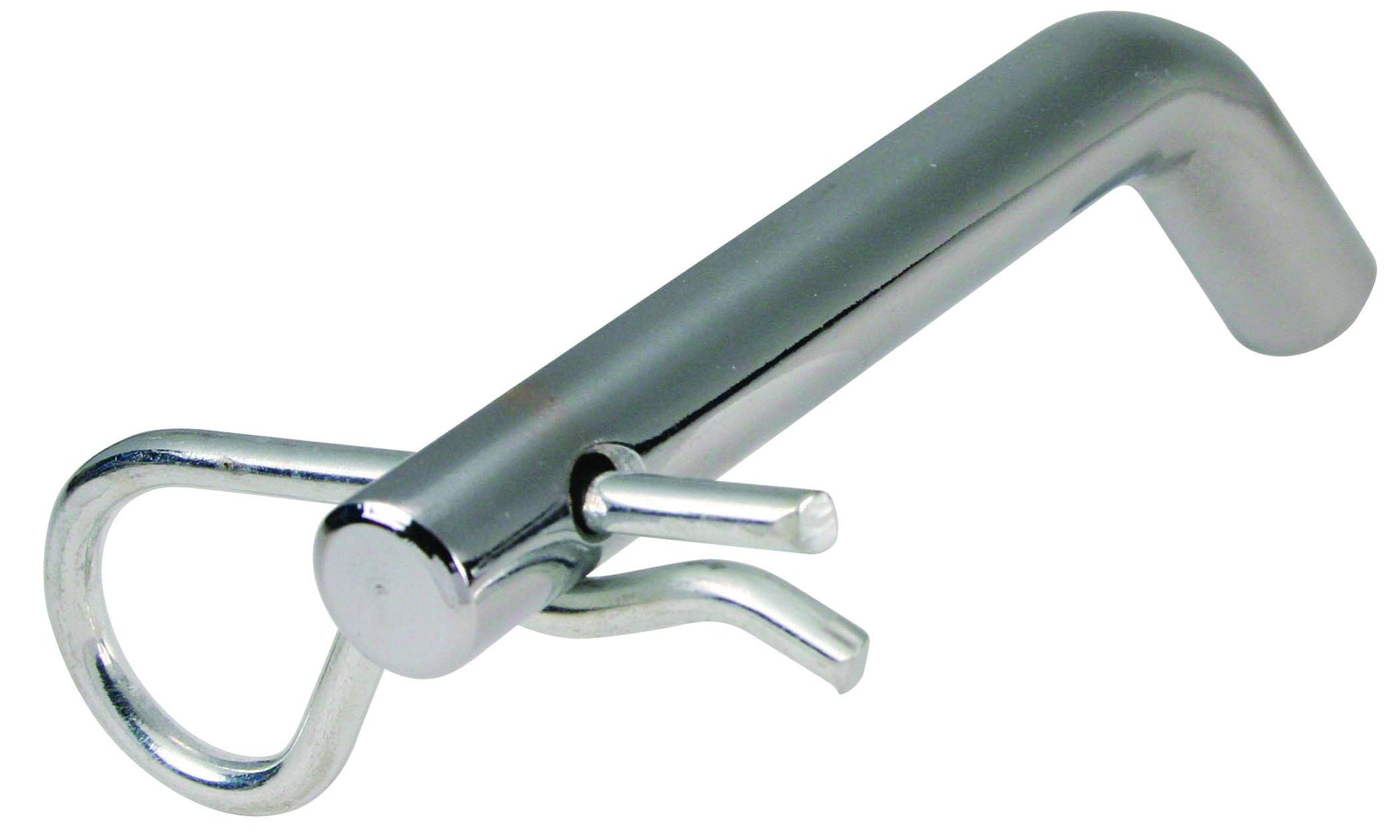 1/2" Dia. Trimax Deluxe Receiver Pin & Clip SP125, Clam Packaging, Chrome
