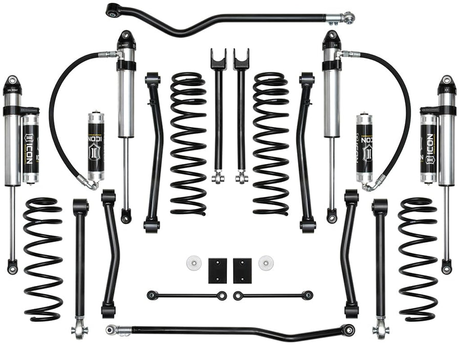 2.5" Lift, ICON Stage 7 Suspension System, Compatible with 2018-Up JL Wrangler, K22017