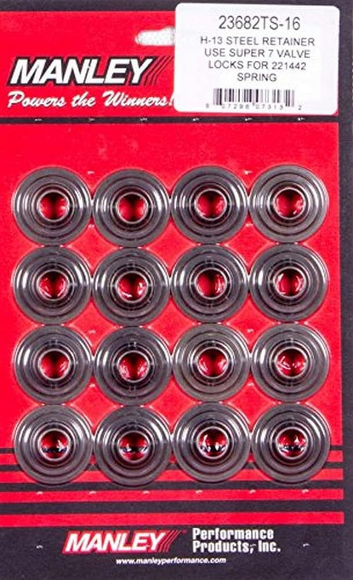 Super 7 Manley H-13 Lwt 23682TS-16 Valve Spring Retainers