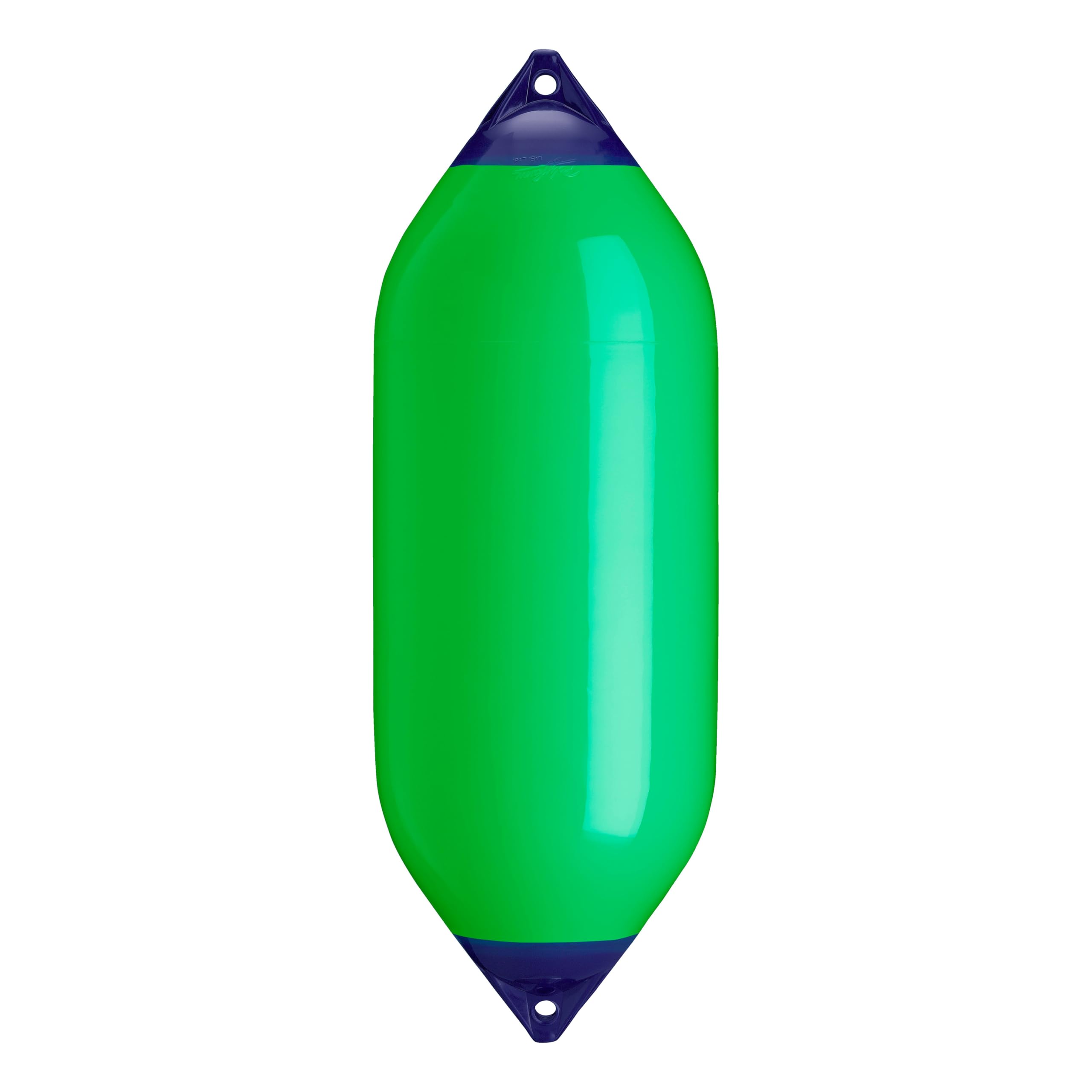 Polyform F-Series Boat Fender Standard F-10 Blue Ropehold - Green