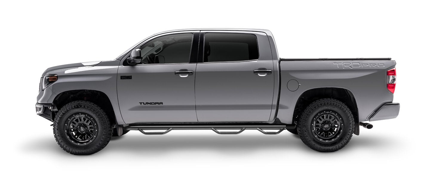 N-FAB Nerf Steps T0798CC-6-TX | Bed Access | Textured Black Finish | fits 07-17 Toyota Tundra CrewMax, 5.6' Short Bed